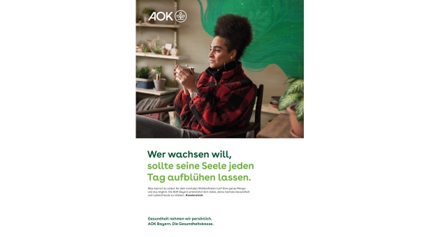 Die neue AOK Bayern-Kampagne #seelenstark soll auf die Frderungsleistungen aufmerksam machen  Foto: Saatchi & Saatchi